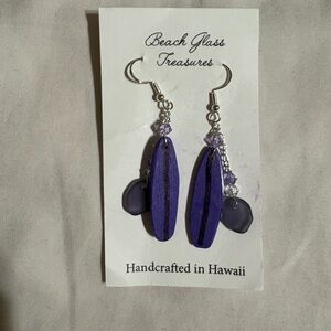 Purple Earrings